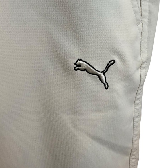 Puma White Athletic Dry Cell Wicking Performance Shorts | Sz 36 - Picture 3 of 9